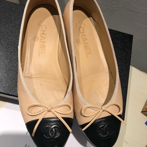 chanel classic ballerina flats